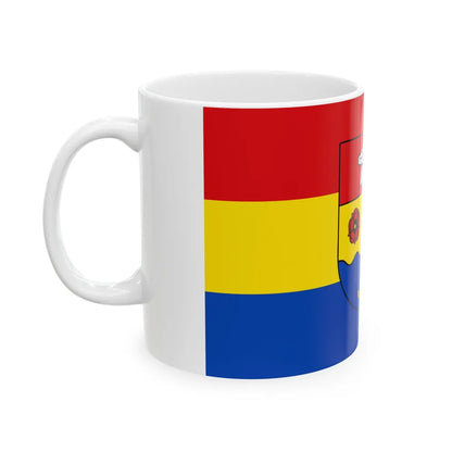 Flag of Emsland Germany - White Coffee Mug-Go Mug Yourself