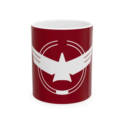 Flag of Ena Gifu (Japan) White Coffee Mug 11oz - Go Mug Yourself