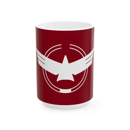 Flag of Ena Gifu (Japan) White Coffee Mug 15oz - Go Mug Yourself