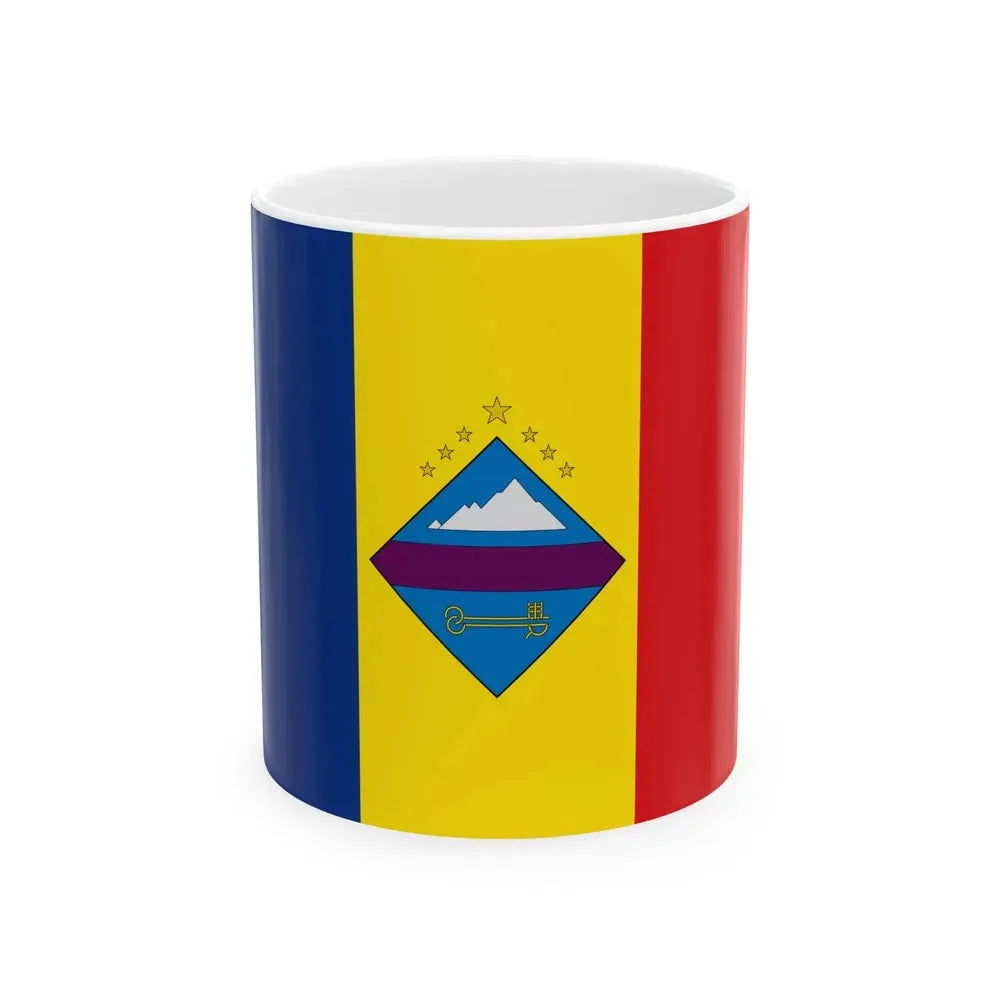 Flag of Encamp (Andorra) White Coffee Mug 11oz - Go Mug Yourself