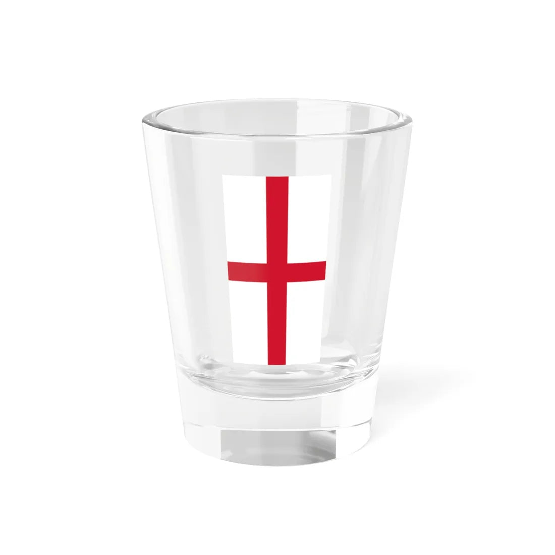 Flag of England vertical (England) Shot Glass 1.5oz 1.5oz - Go Mug Yourself