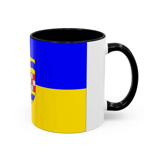 Flag of Ennepe Ruhr 2 Germany - Accent Coffee Mug 11oz Pink - Go Mug Yourself