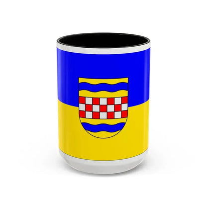 Flag of Ennepe Ruhr 2 Germany - Accent Coffee Mug 15oz Black - Go Mug Yourself