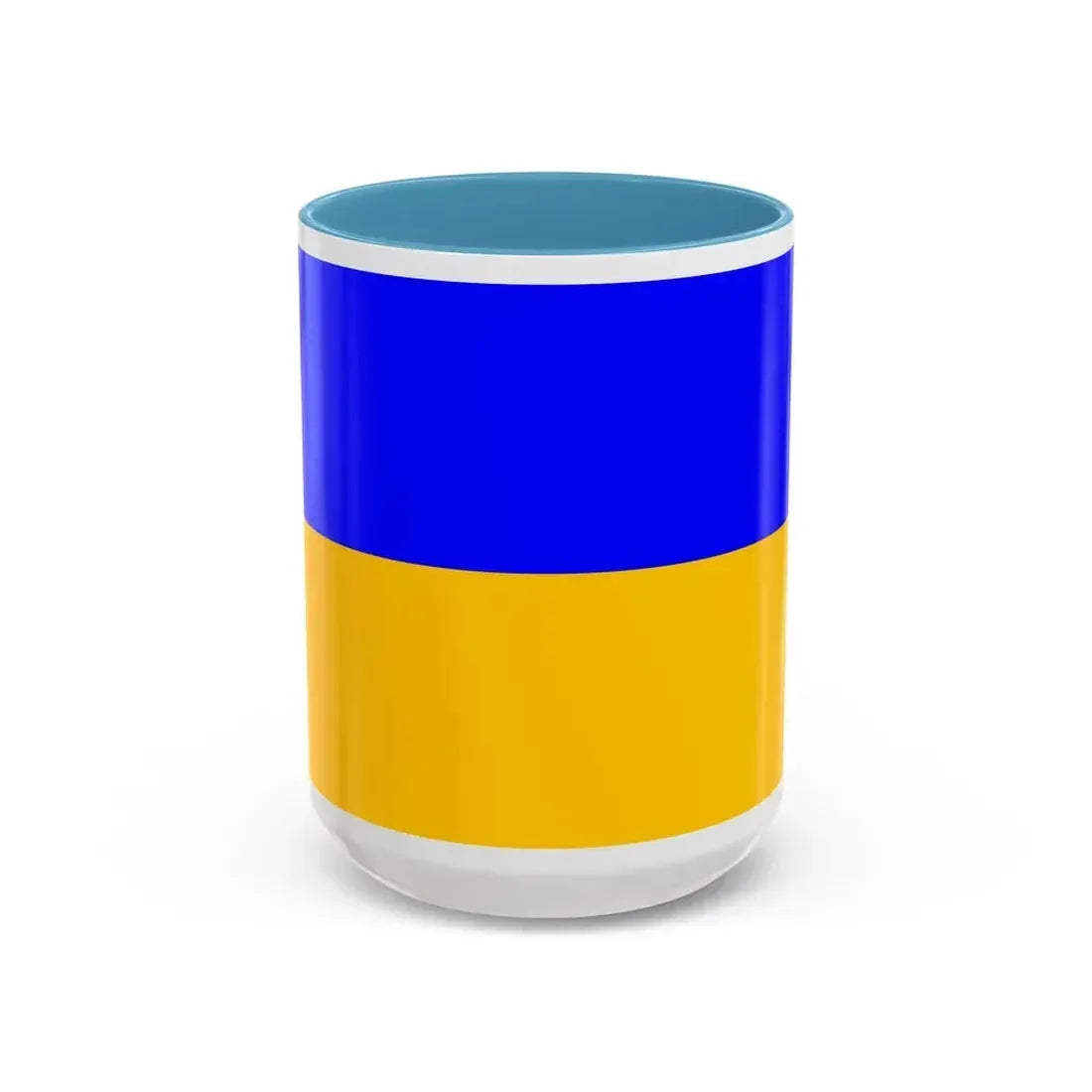 Flag of Ennepe Ruhr Germany - Accent Coffee Mug 15oz Light Blue - Go Mug Yourself