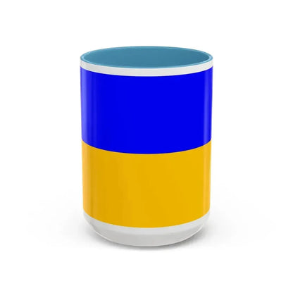 Flag of Ennepe Ruhr Germany - Accent Coffee Mug 15oz Light Blue - Go Mug Yourself