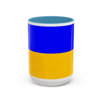Flag of Ennepe Ruhr Germany - Accent Coffee Mug 15oz Light Blue - Go Mug Yourself