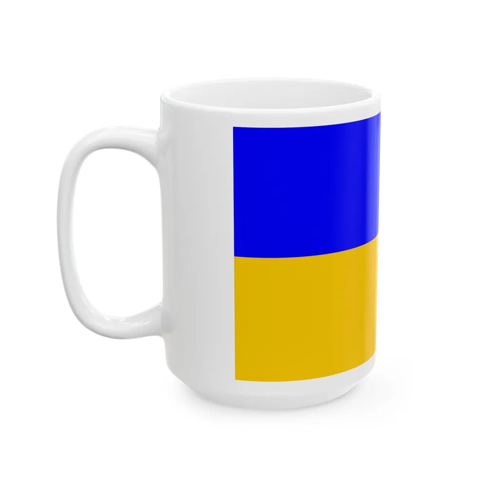 Flag of Ennepe Ruhr Germany - White Coffee Mug-Go Mug Yourself