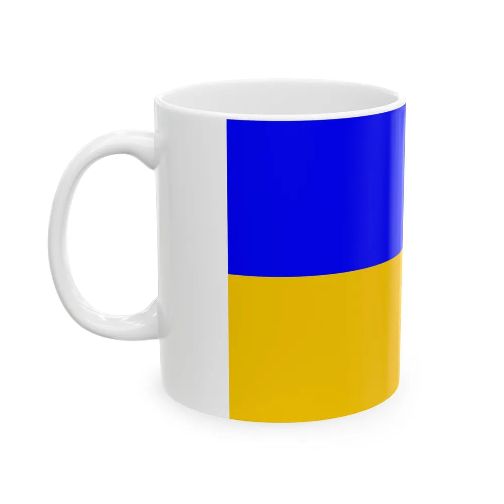 Flag of Ennepe Ruhr Germany - White Coffee Mug-Go Mug Yourself