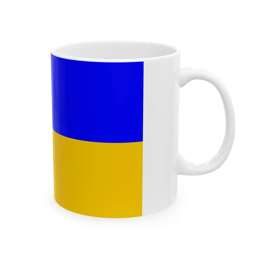 Flag of Ennepe Ruhr Germany - White Coffee Mug-Go Mug Yourself