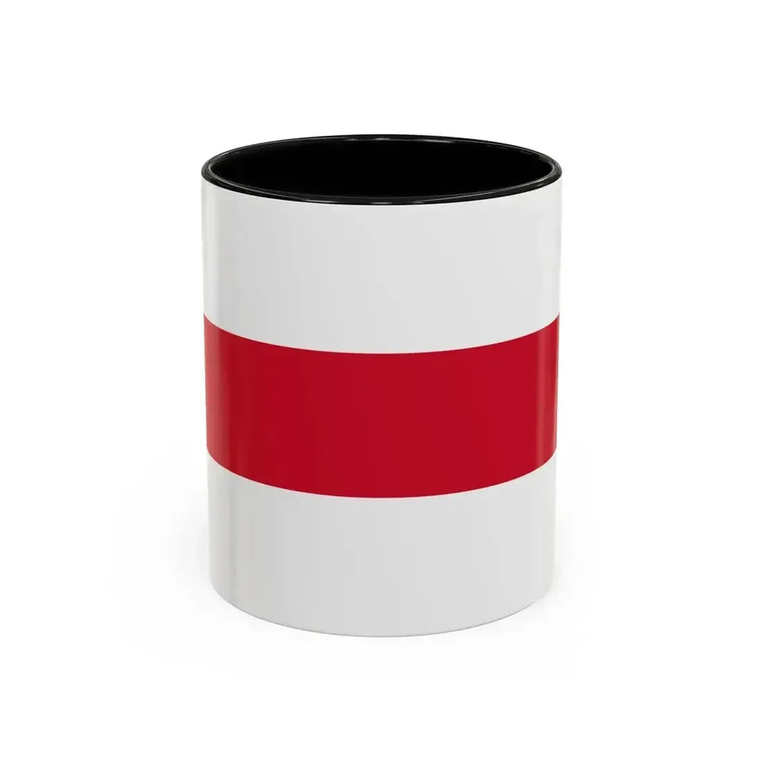 Flag of Enschede the largest city of the Twente region and the province of Overijssel Netherlands - Accent Coffee Mug 11oz Black - Go Mug Yourself