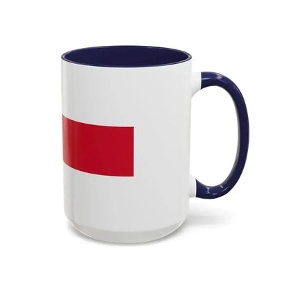 Flag of Enschede the largest city of the Twente region and the province of Overijssel Netherlands - Accent Coffee Mug - Go Mug Yourself