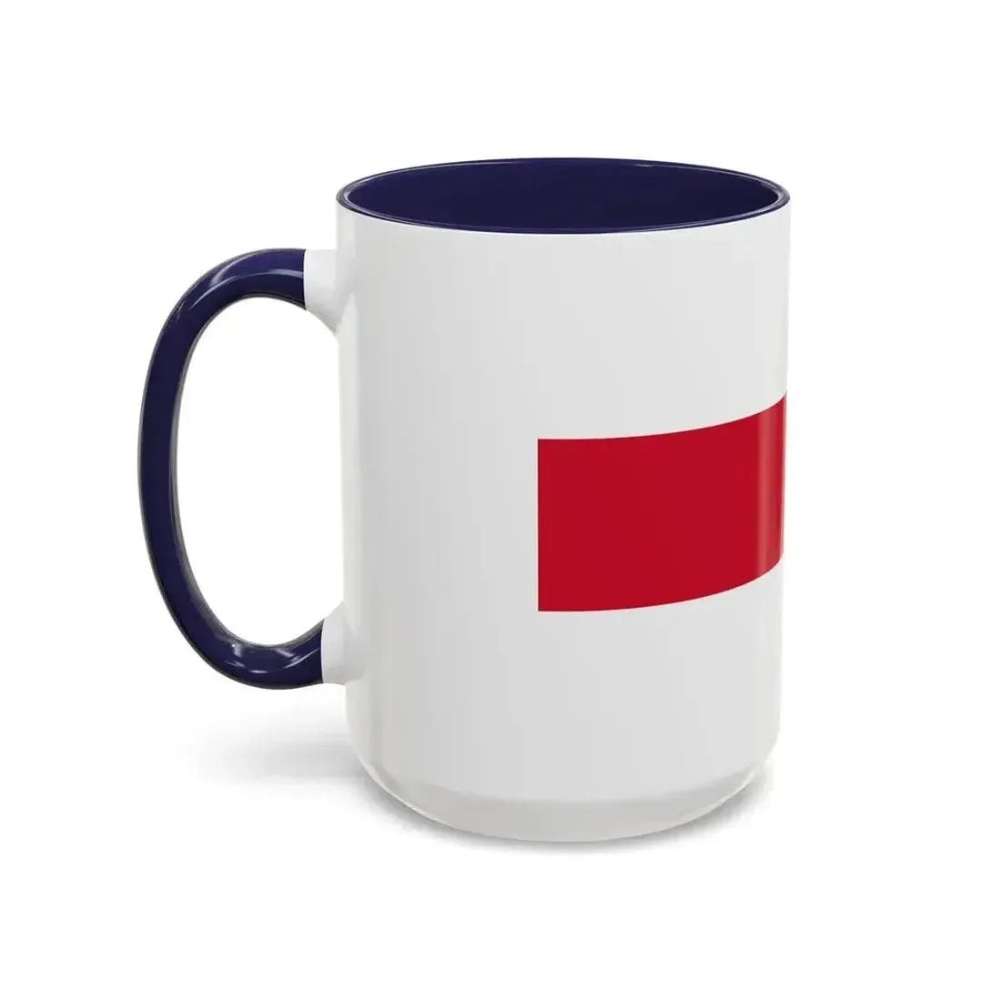 Flag of Enschede the largest city of the Twente region and the province of Overijssel Netherlands - Accent Coffee Mug - Go Mug Yourself