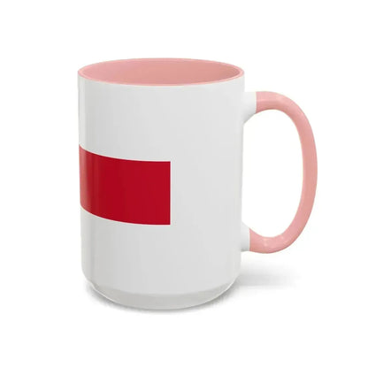 Flag of Enschede the largest city of the Twente region and the province of Overijssel Netherlands - Accent Coffee Mug - Go Mug Yourself