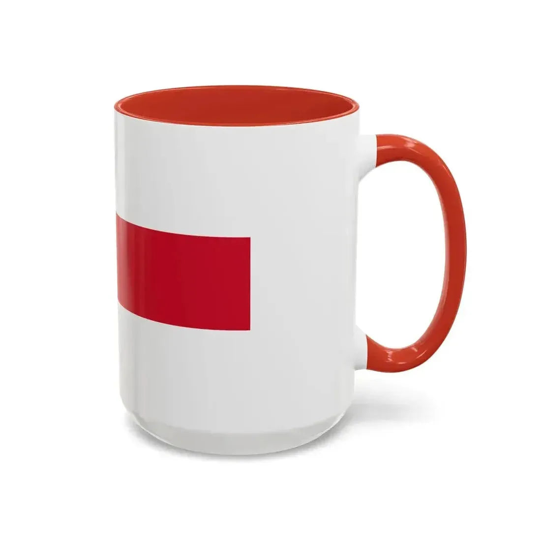 Flag of Enschede the largest city of the Twente region and the province of Overijssel Netherlands - Accent Coffee Mug - Go Mug Yourself