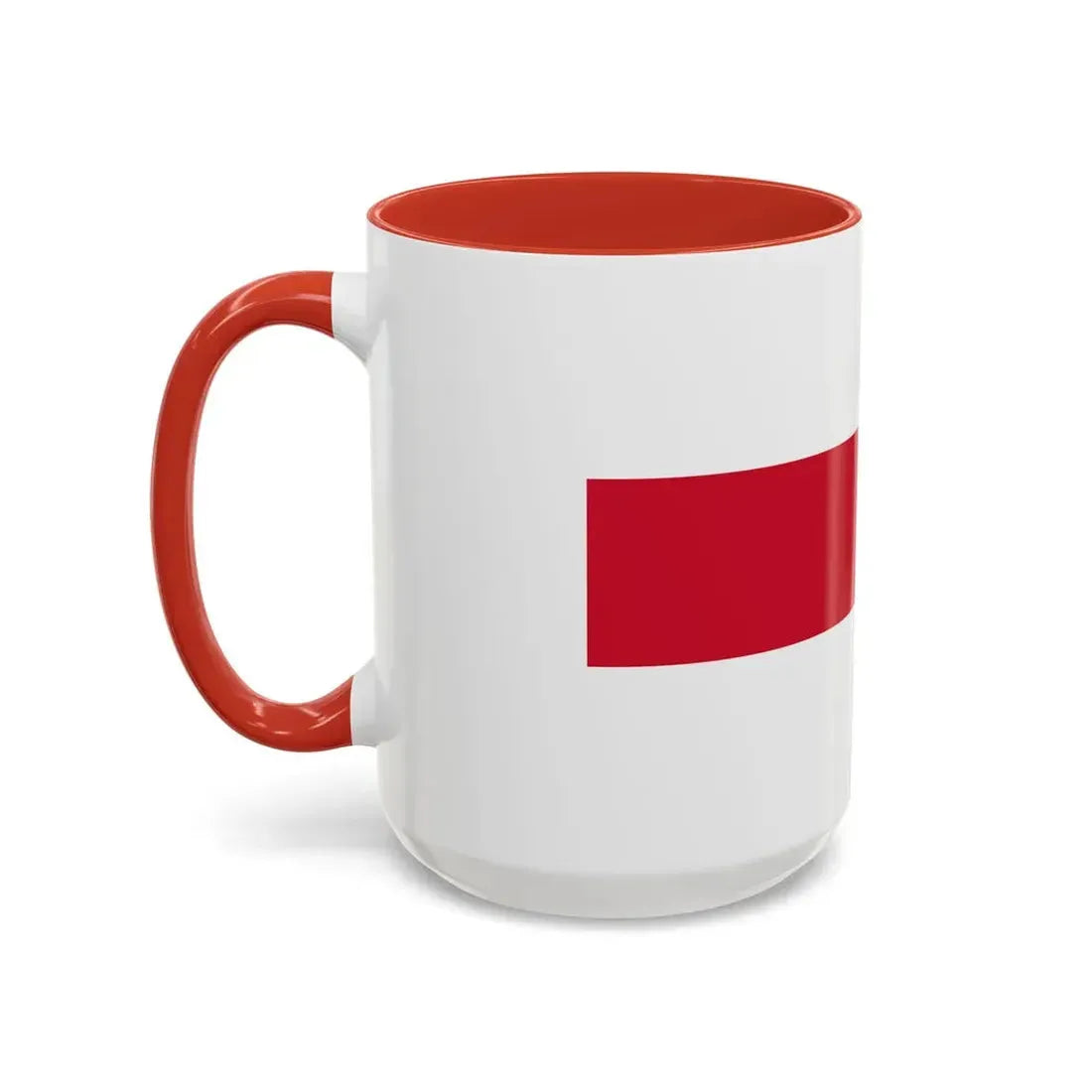 Flag of Enschede the largest city of the Twente region and the province of Overijssel Netherlands - Accent Coffee Mug - Go Mug Yourself