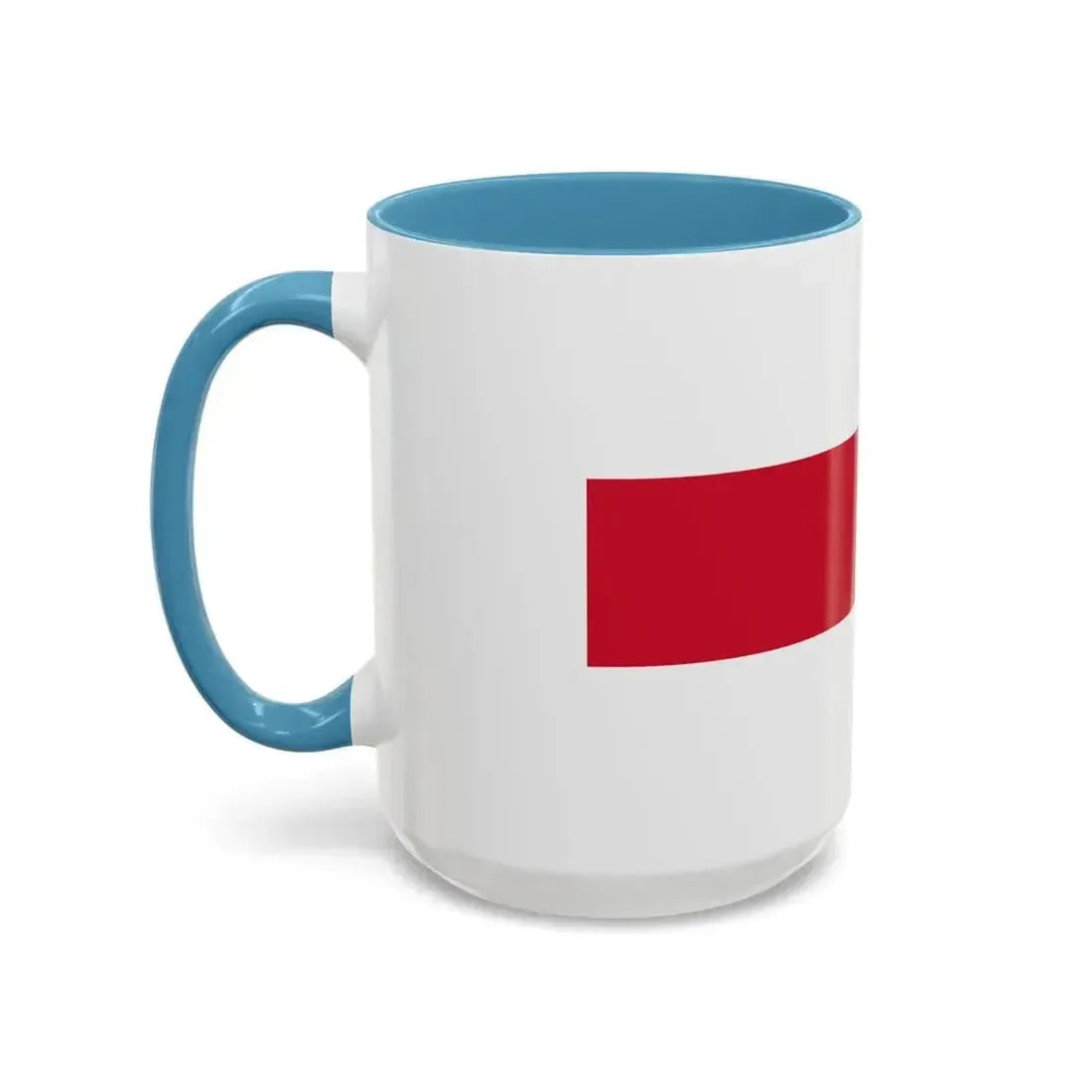 Flag of Enschede the largest city of the Twente region and the province of Overijssel Netherlands - Accent Coffee Mug - Go Mug Yourself