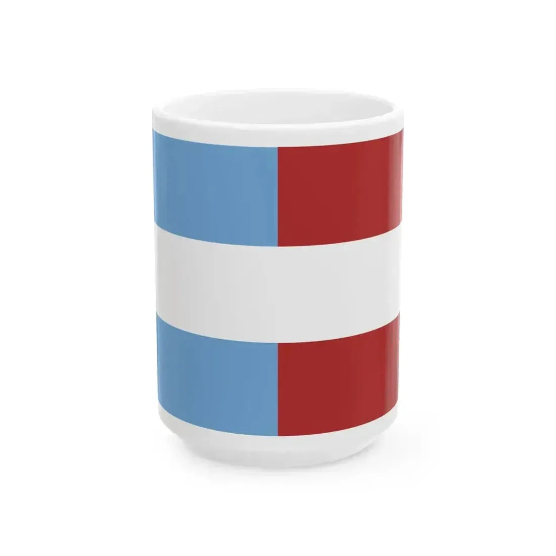 Flag of Entre Rios 1833-1853 (Argentina) White Coffee Mug 15oz - Go Mug Yourself