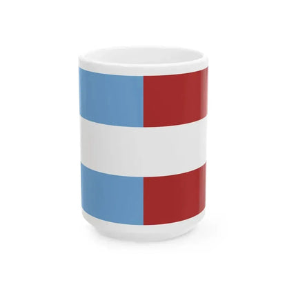 Flag of Entre Rios 1833-1853 (Argentina) White Coffee Mug 15oz - Go Mug Yourself