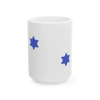 Flag of envoy of the Kingdom of Italy (Italy) White Coffee Mug 15oz - Go Mug Yourself