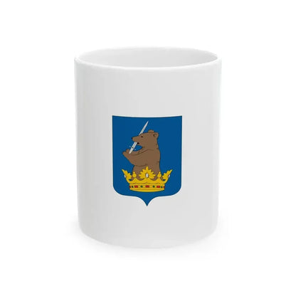 Flag of Enying vertical (Hungary) White Coffee Mug 11oz - Go Mug Yourself