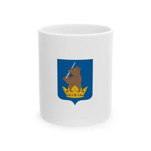 Flag of Enying vertical (Hungary) White Coffee Mug 11oz - Go Mug Yourself