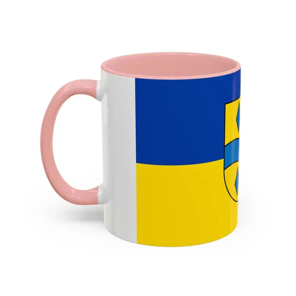 Flag of Enzkreis Germany - Accent Coffee Mug - Go Mug Yourself