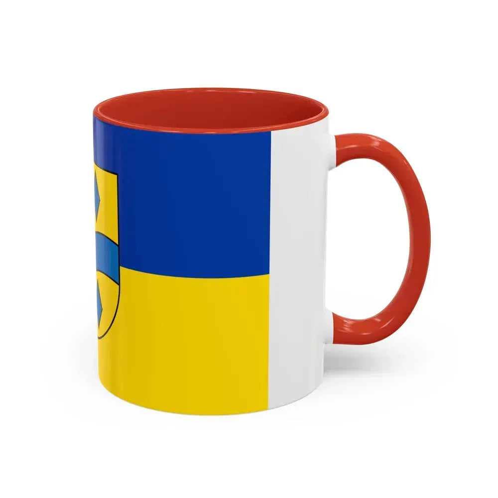 Flag of Enzkreis Germany - Accent Coffee Mug - Go Mug Yourself