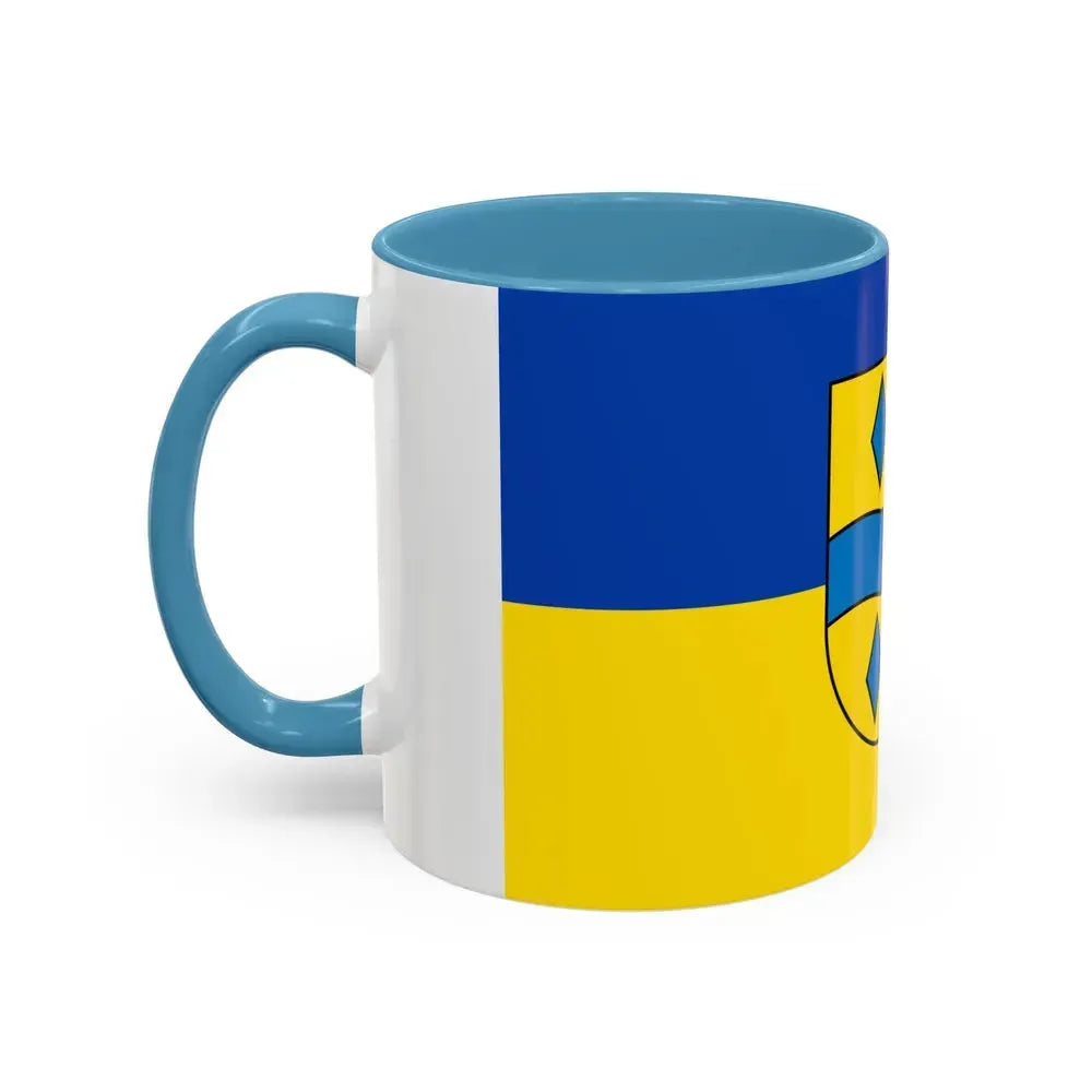 Flag of Enzkreis Germany - Accent Coffee Mug - Go Mug Yourself