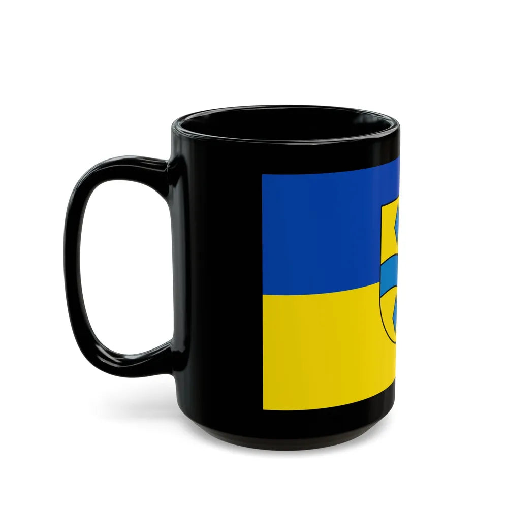 Flag of Enzkreis Germany - Black Coffee Mug-Go Mug Yourself