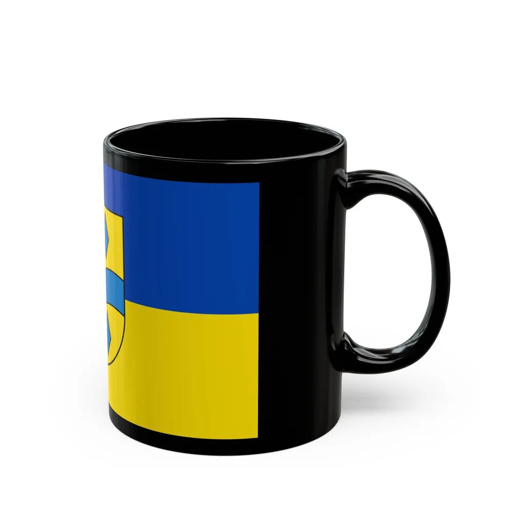 Flag of Enzkreis Germany - Black Coffee Mug-Go Mug Yourself