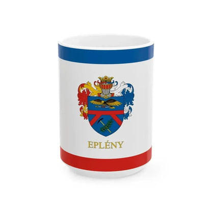Flag of Epleny (Hungary) White Coffee Mug 15oz - Go Mug Yourself
