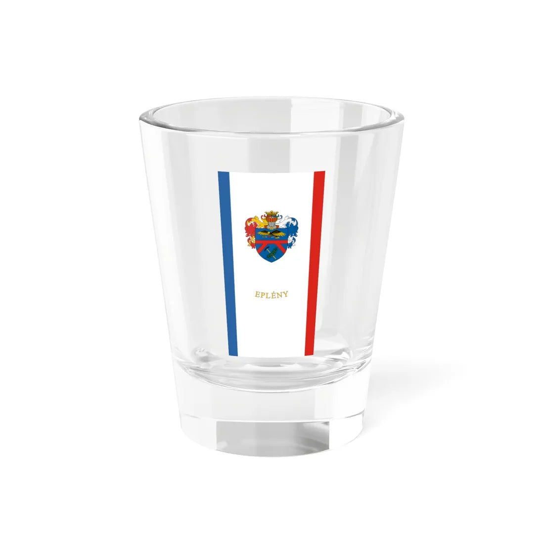 Flag of Epleny vertical (Hungary) Shot Glass 1.5oz 1.5oz - Go Mug Yourself