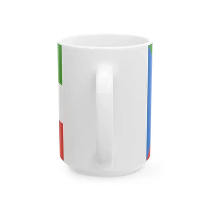 Flag of Equatorial Guinea 1973-1979 (Equatorial Guinea) White Coffee Mug - Go Mug Yourself