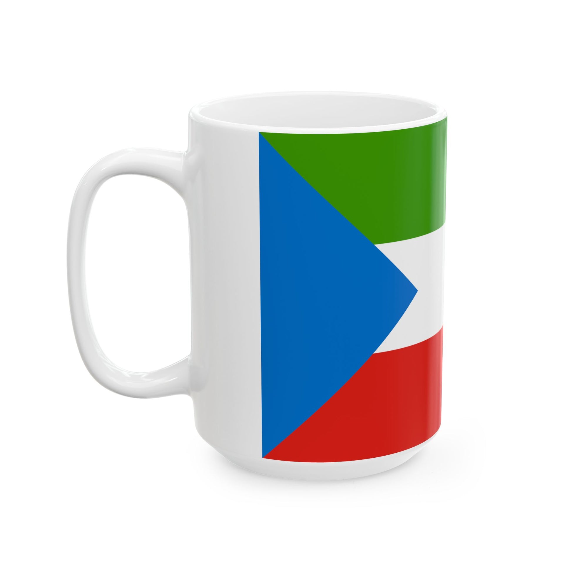Flag of Equatorial Guinea 1973-1979 (Equatorial Guinea) White Coffee Mug-Go Mug Yourself