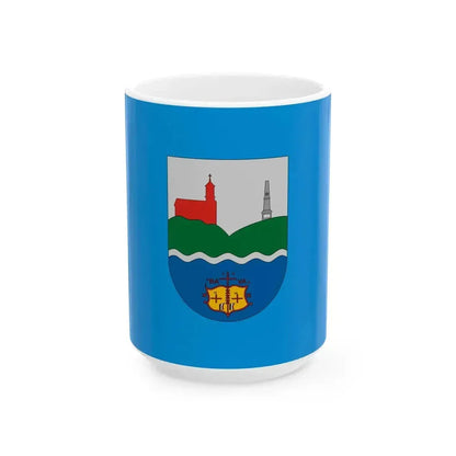 Flag of Ercsi (Hungary) White Coffee Mug 15oz - Go Mug Yourself