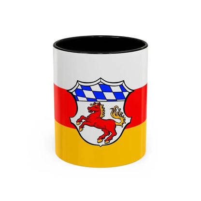 Flag of Erding Germany - Accent Coffee Mug 11oz Black - Go Mug Yourself
