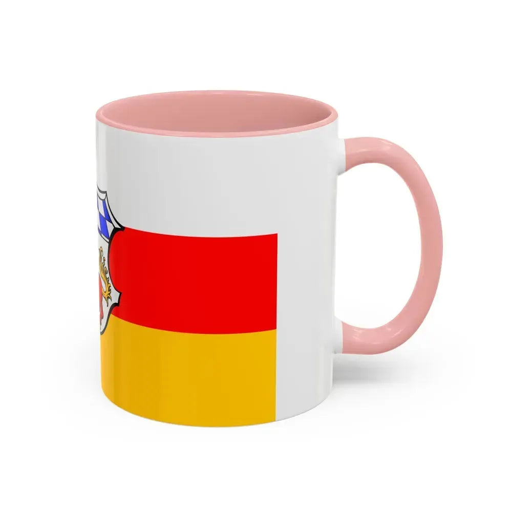 Flag of Erding Germany - Accent Coffee Mug - Go Mug Yourself