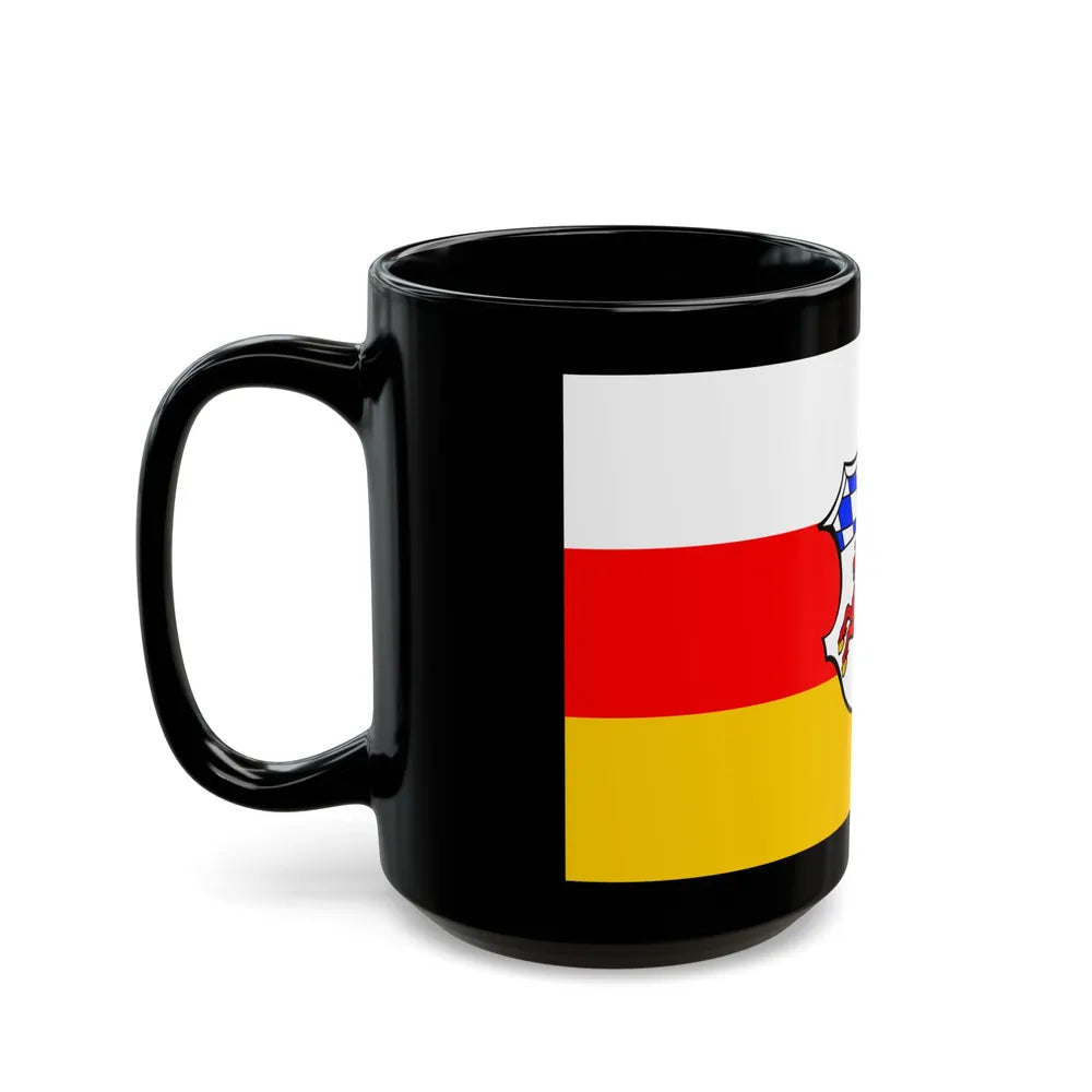 Flag of Erding Germany - Black Coffee Mug-Go Mug Yourself