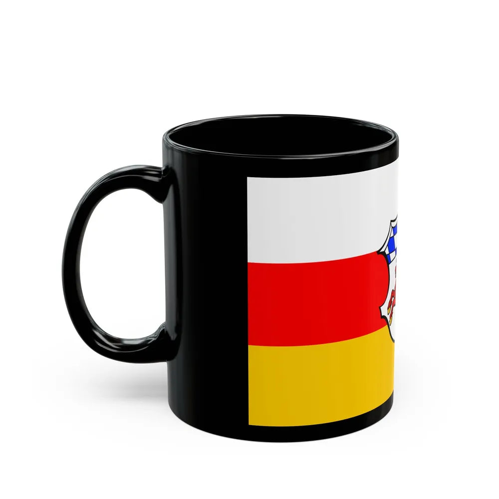 Flag of Erding Germany - Black Coffee Mug-Go Mug Yourself