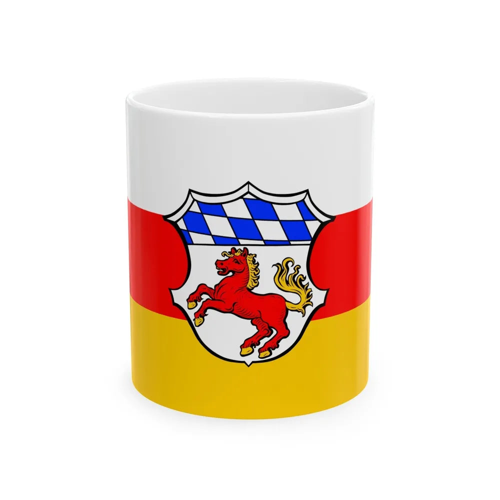 Flag of Erding Germany - White Coffee Mug-11oz-Go Mug Yourself