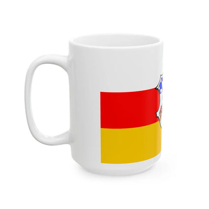 Flag of Erding Germany - White Coffee Mug-Go Mug Yourself