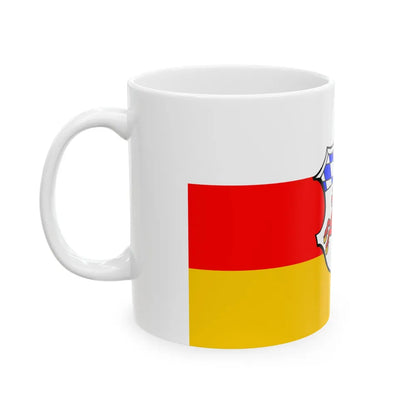 Flag of Erding Germany - White Coffee Mug-Go Mug Yourself