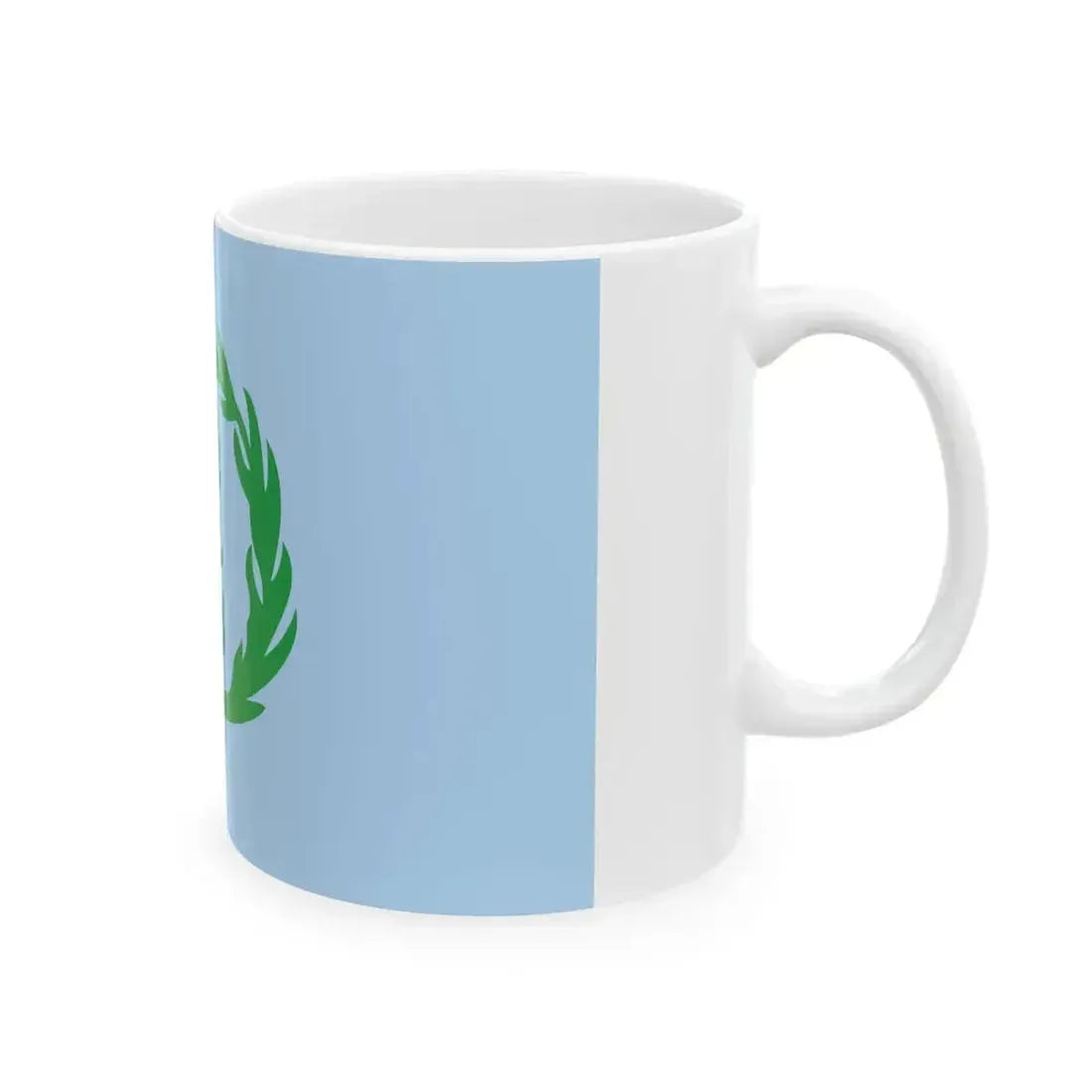Flag of Eritrea 1952-1961 (Eritrea) White Coffee Mug - Go Mug Yourself