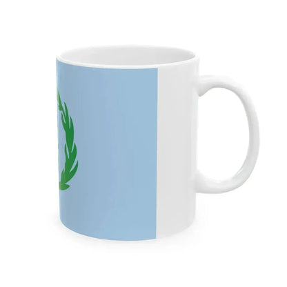 Flag of Eritrea 1952-1961 (Eritrea) White Coffee Mug - Go Mug Yourself