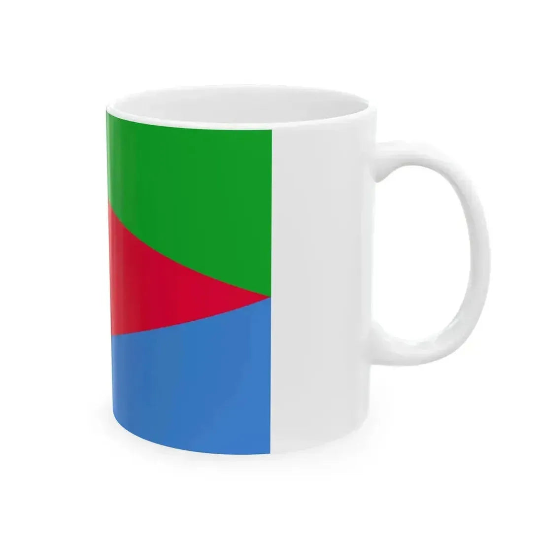 Flag of Eritrea 1993-1995 (Eritrea) White Coffee Mug - Go Mug Yourself