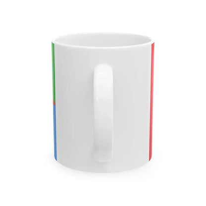 Flag of Eritrea 3-2 (Eritrea) White Coffee Mug - Go Mug Yourself