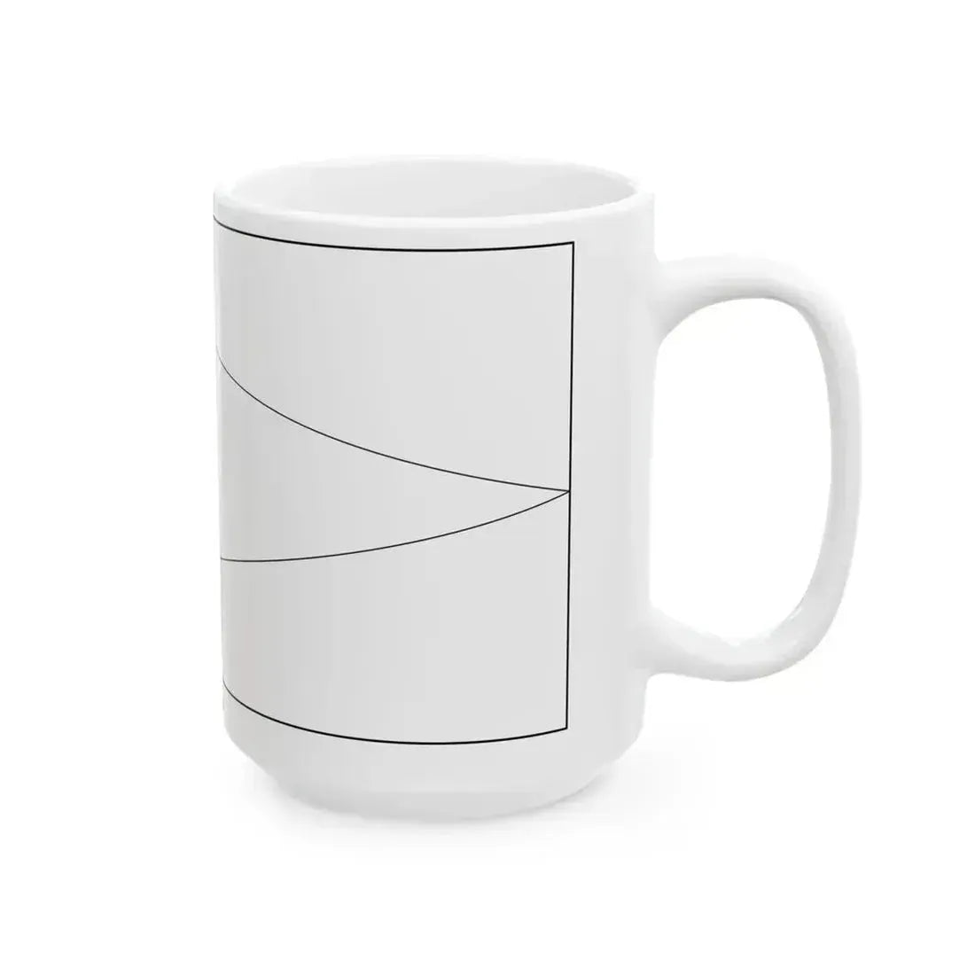 Flag of Eritrea colouring page (Eritrea) White Coffee Mug - Go Mug Yourself