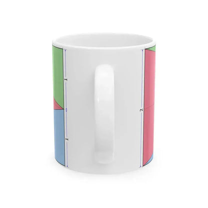 Flag of Eritrea construction sheet (Eritrea) White Coffee Mug - Go Mug Yourself