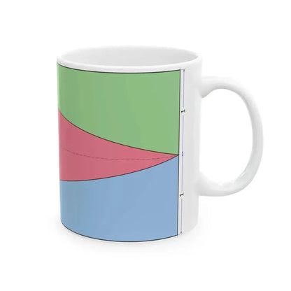 Flag of Eritrea construction sheet (Eritrea) White Coffee Mug - Go Mug Yourself