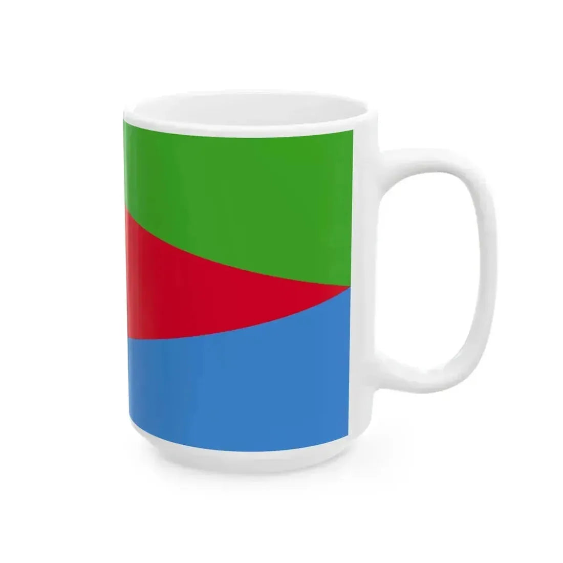 Flag of Eritrea (Eritrea) White Coffee Mug - Go Mug Yourself